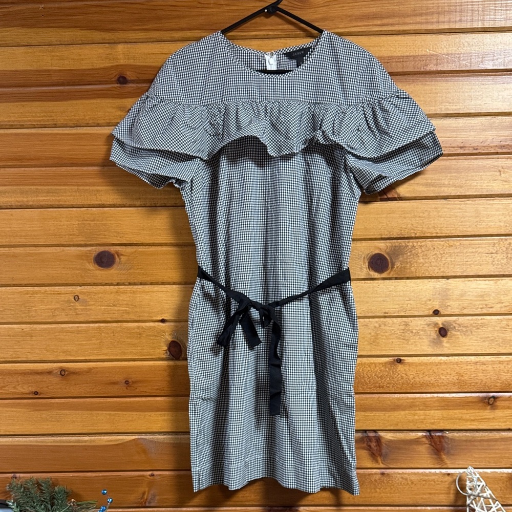 J. Crew Gingham Dress women’s size 12